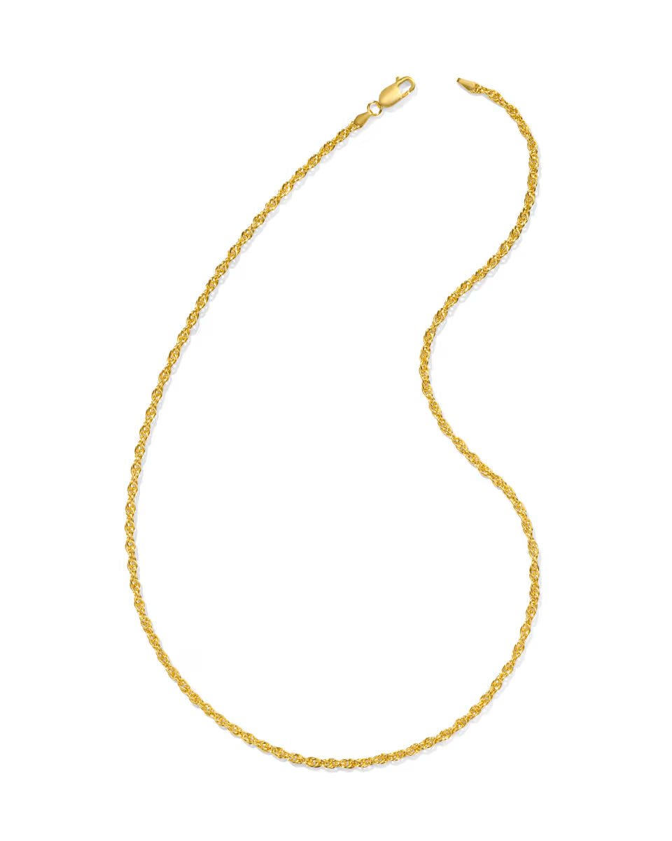 Ryan 22 Rope Chain Necklace in Oxidized Sterling Silver