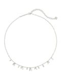 Mollie Silver Choker Necklace in Freshwater Cultured Pearl
