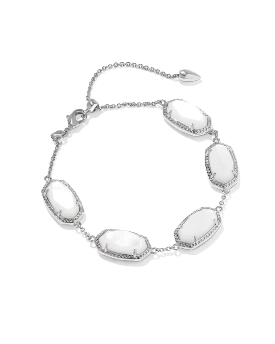 Elaina Silver Link Bracelet