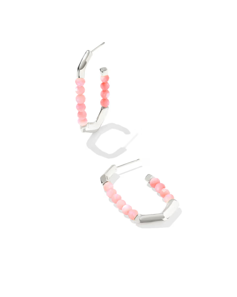 Sylvia Silver Hoop Earrings