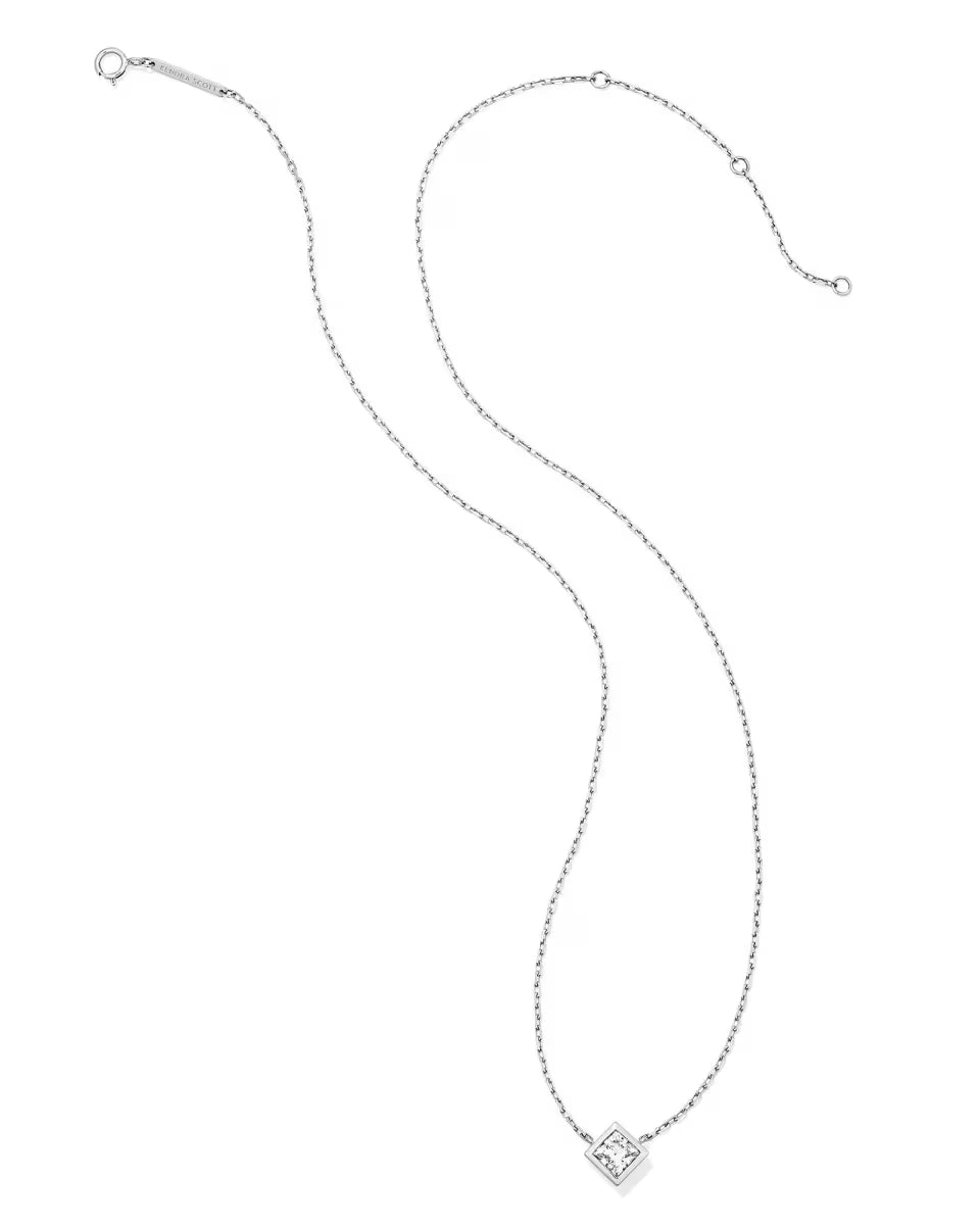 0.75 ct Lab Grown Diamond Michelle 14k White Gold Pendant Necklace