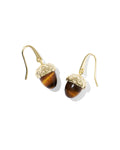 Acorn Gold Drop Earrings