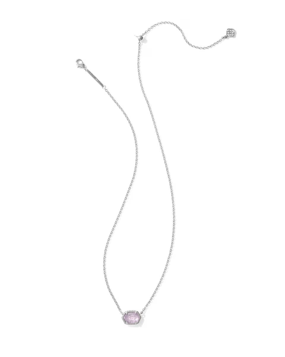Daphne Gold Frame Short Pendant Necklace