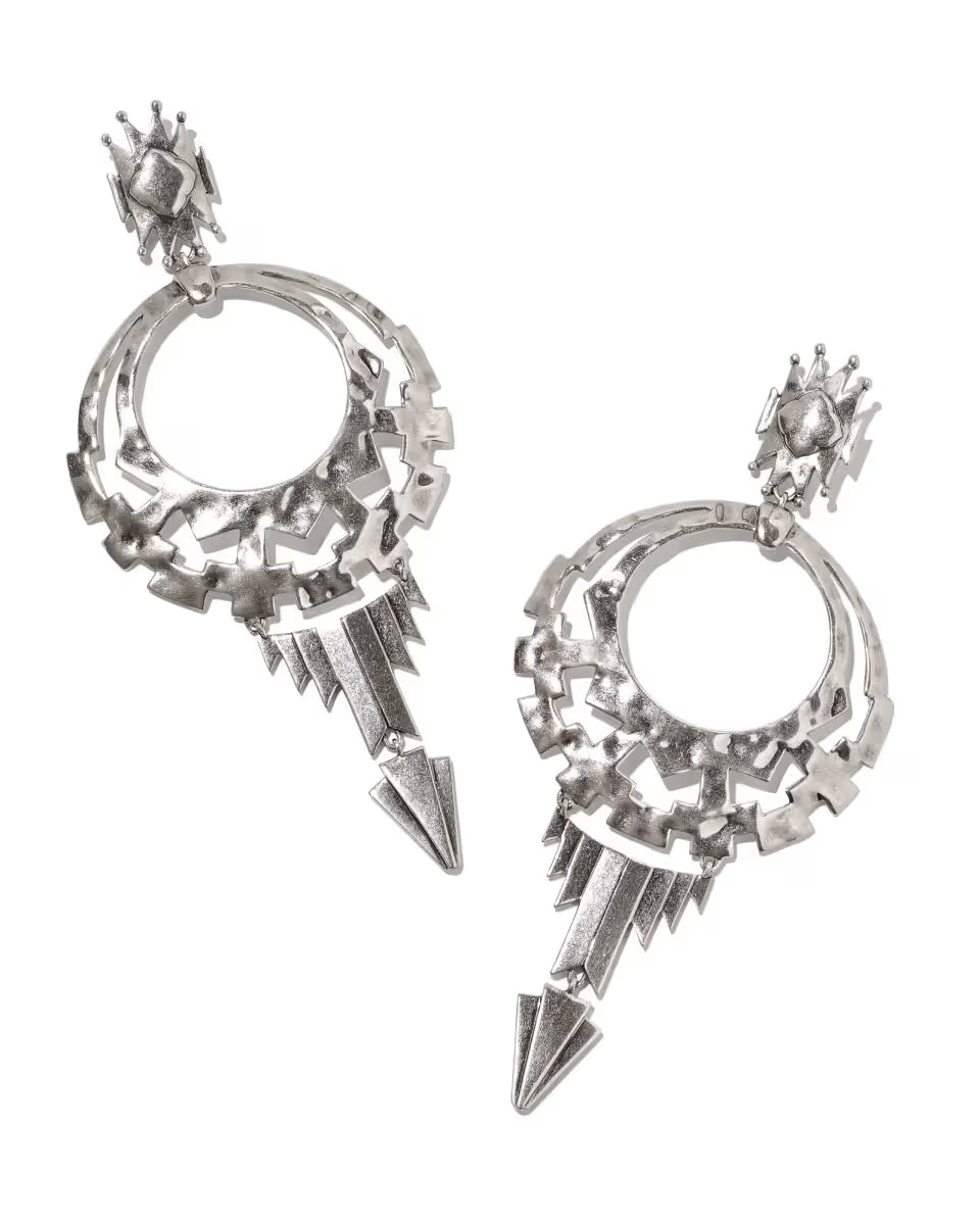 Shera Statement Earrings in Vintage Gold
