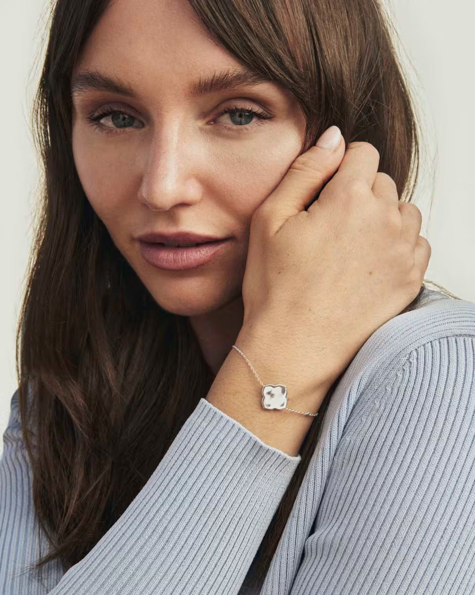 Dira 18k Gold Vermeil Metal Delicate Chain Bracelet