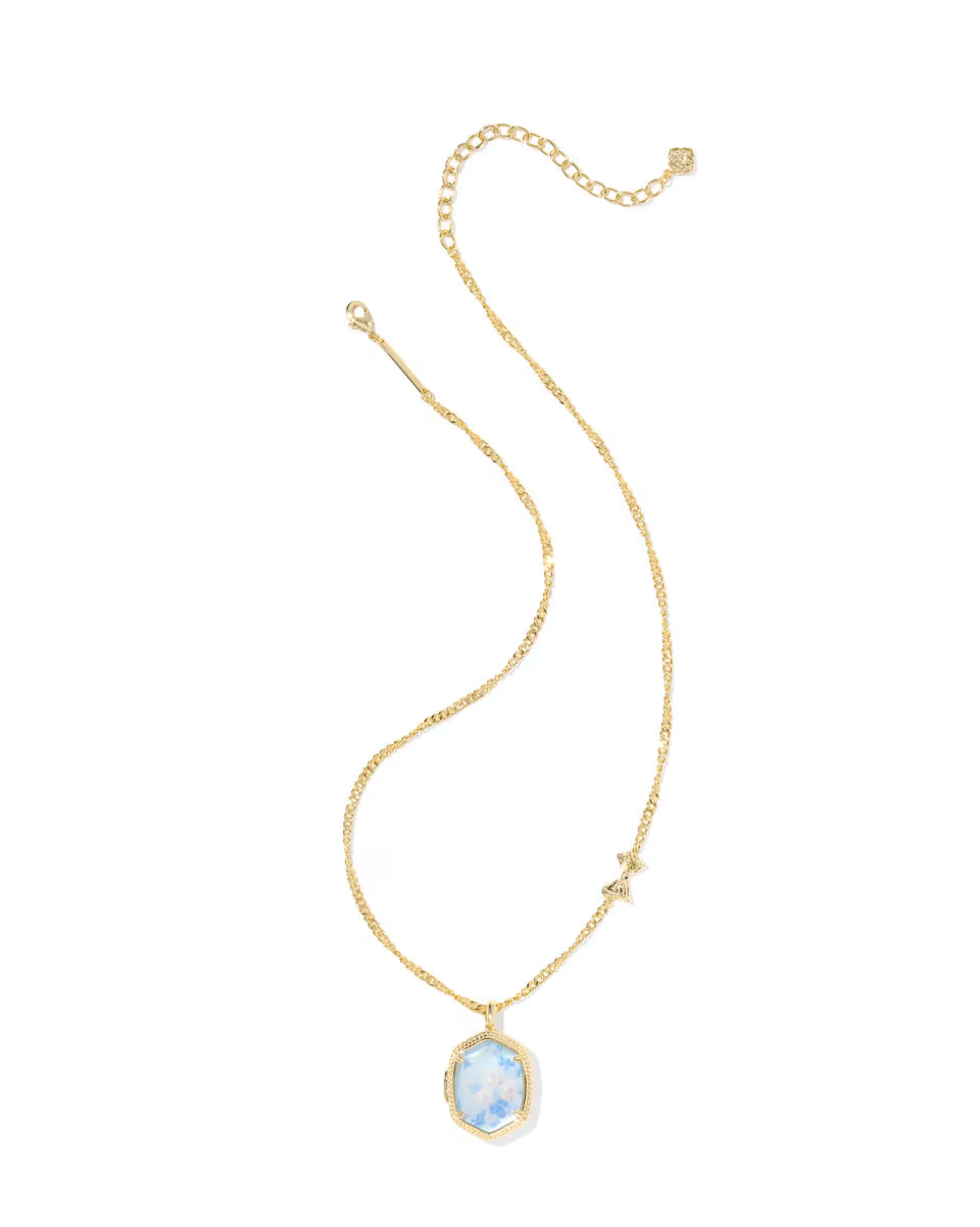 Kendra Scott x LoveShackFancy Daphne Gold Locket Necklace