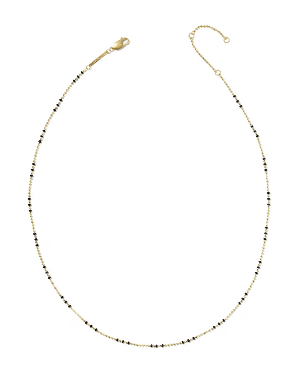 Alice Color Beaded 14k Gold-Filled Chain Necklace