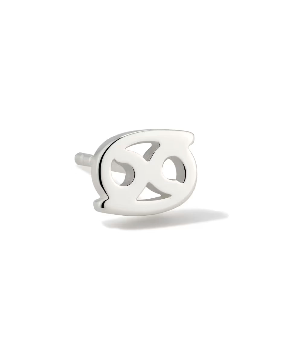 Cancer Single Stud Earring in 18k Gold Vermeil