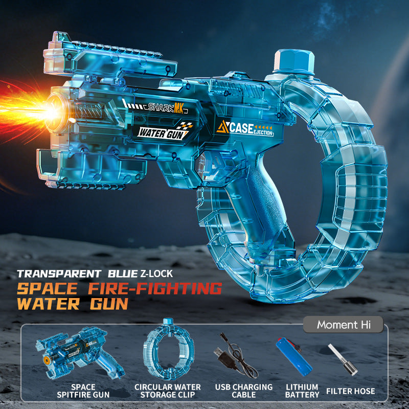 "Fire-Breathing" Energy-Concentrating Ring (Space Edition) Electric Water Gun
