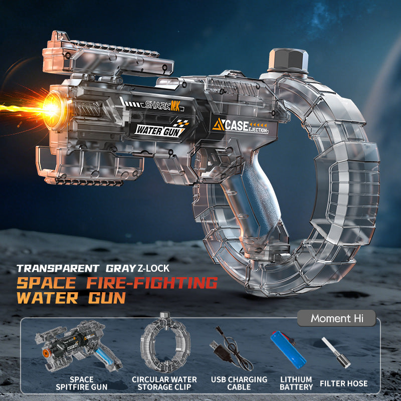 "Fire-Breathing" Energy-Concentrating Ring (Space Edition) Electric Water Gun
