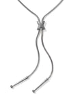Keziah Etch Vintage Gold Bolo Necklace