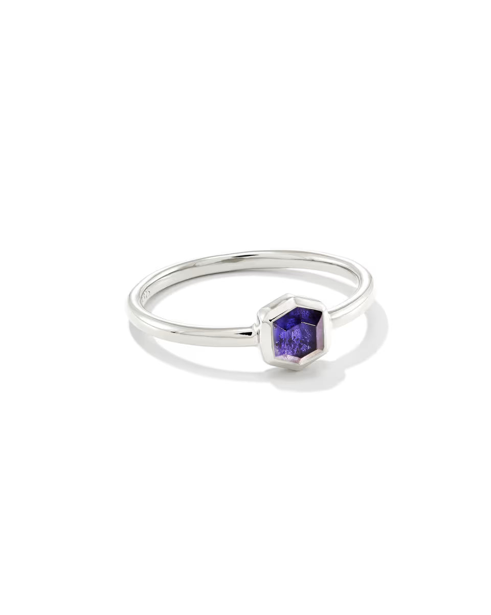 Davie Sterling Silver January Band Ring