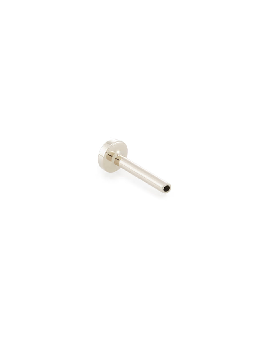 10mm Single Stud Earring Push Back in 14k Yellow Gold