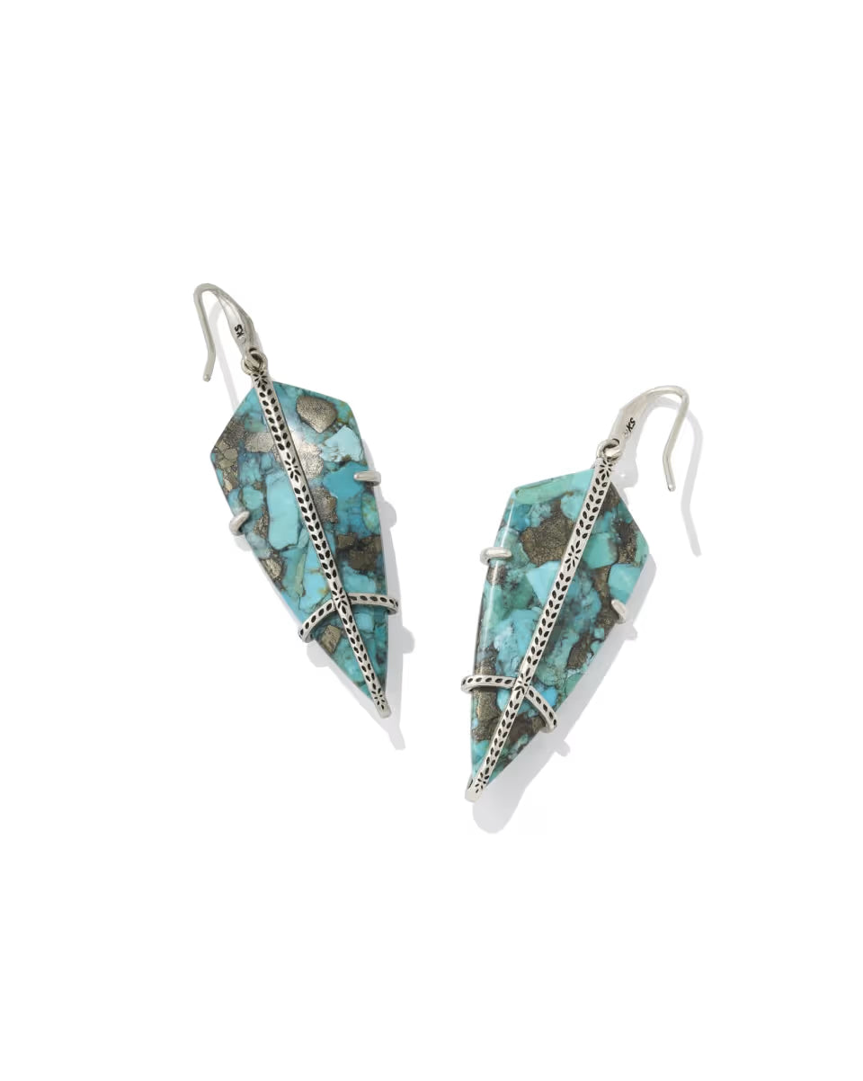 Trinity Vintage Gold Drop Earrings