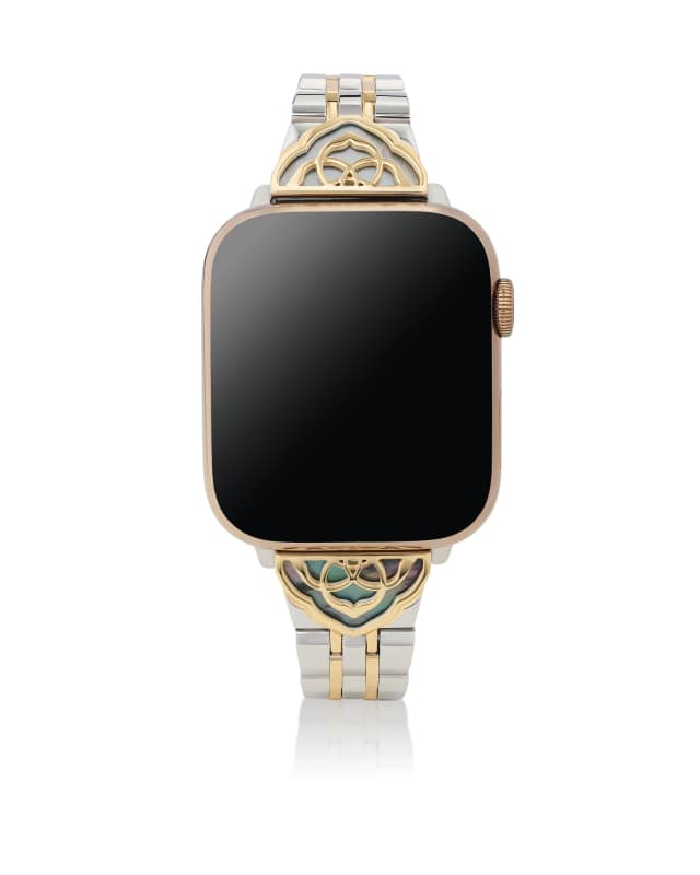 Kiera Two Tone Stainless Steel Watch Band