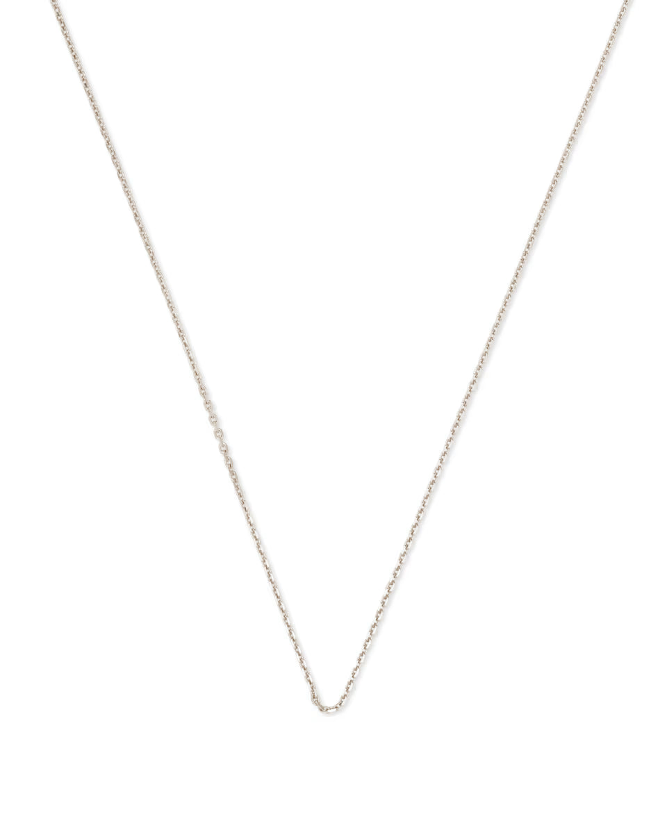 18 Inch Thin Chain Necklace in Sterling Silver