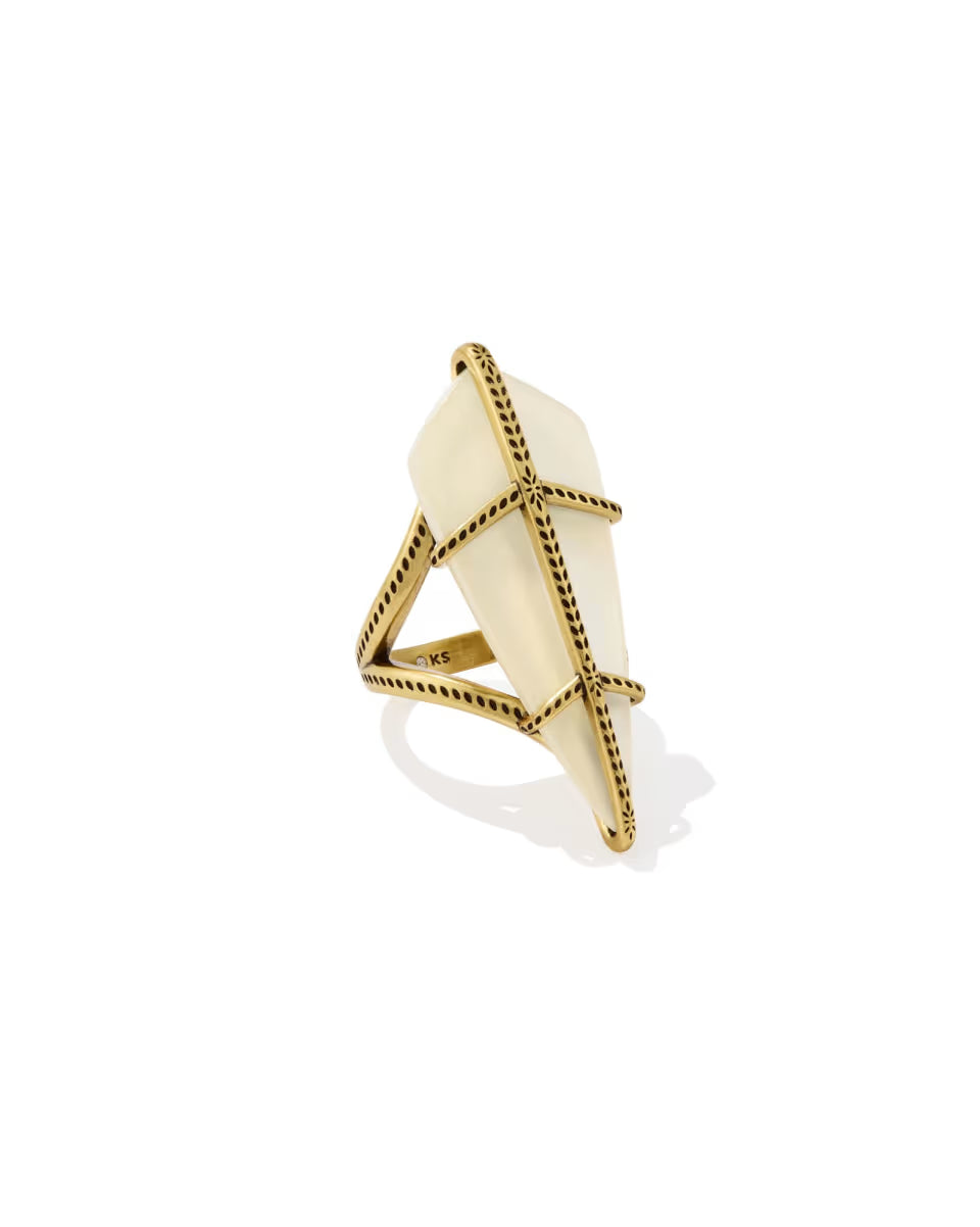 Trinity Vintage Siver Cocktail Ring