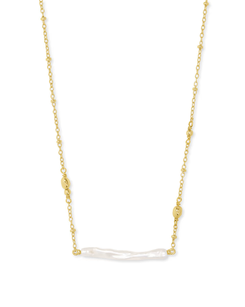 Eileen Silver Pendant Necklace in Freshwater Cultured Pearl