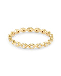 0.15 ct Nicolette 14k Yellow Gold Band Ring in White Diamond