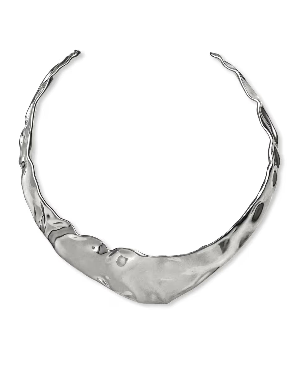 Holland Vintage Silver Collar Necklace