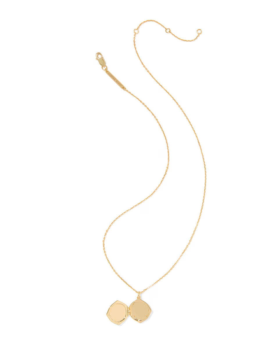 Skye Celestial 18k Yellow Gold Vermeil Locket Pendant Necklace