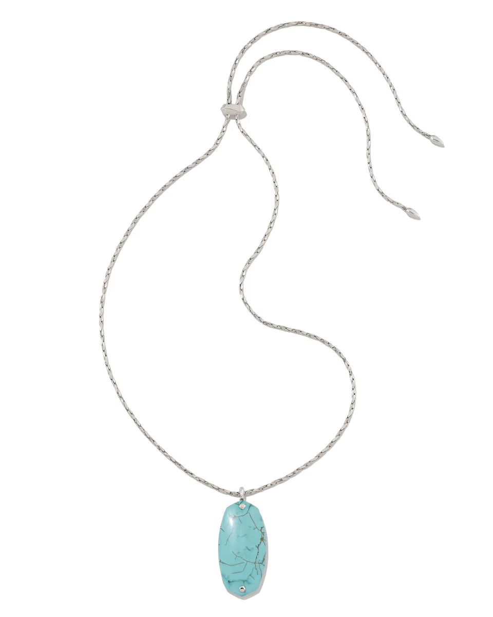 Danielle Riveted Gold Long Pendant Necklace