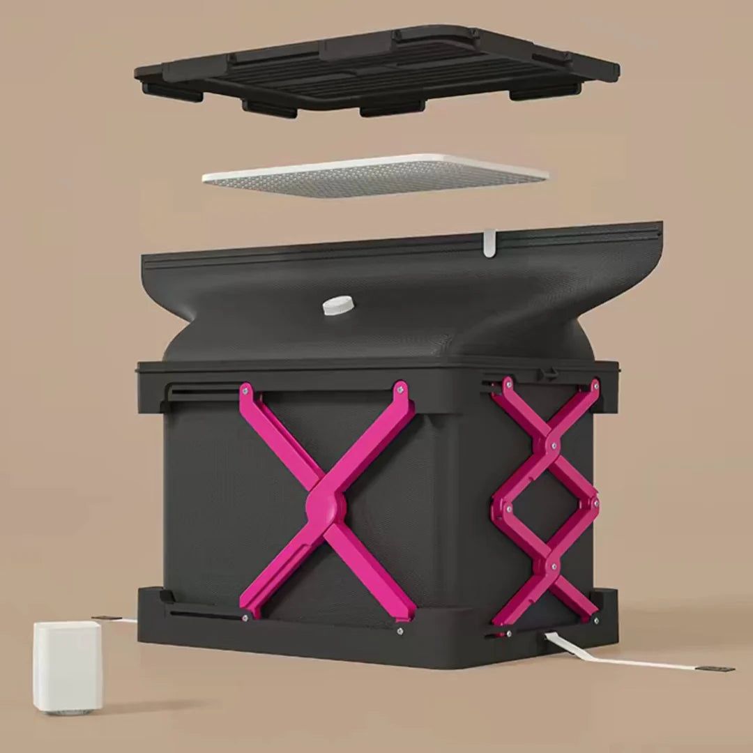 Vacuum Compression Storage Box – Space-Saving Clothes & Bedding Organizer