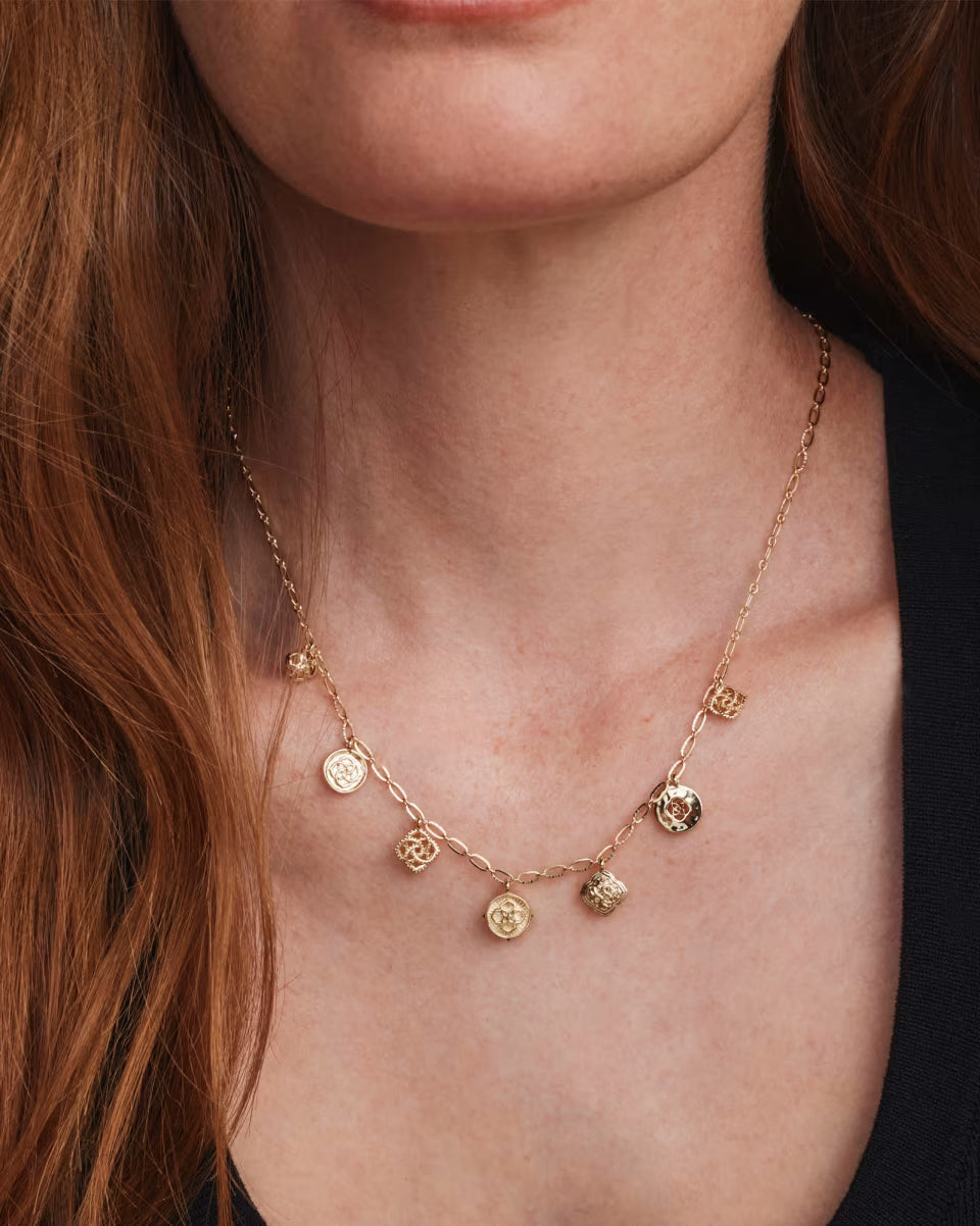 Dira Gold Charm Necklace