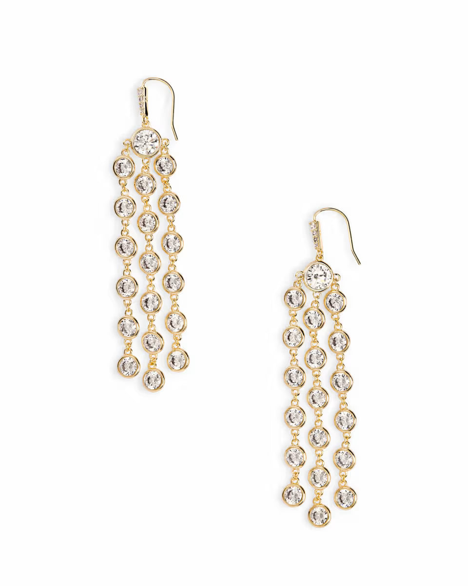 Daya Statement Earrings in Silver