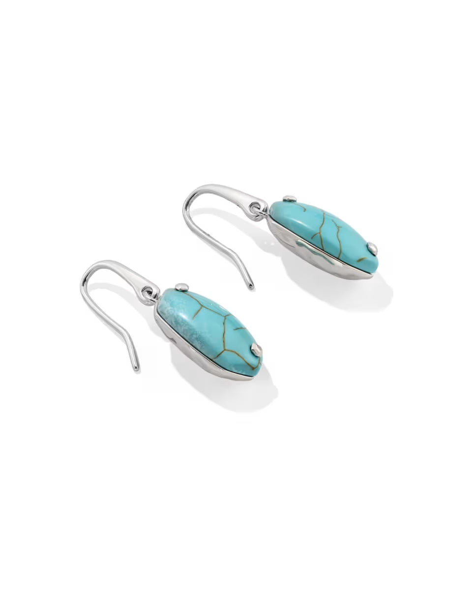 Lee Riveted Gold Drop Earrings