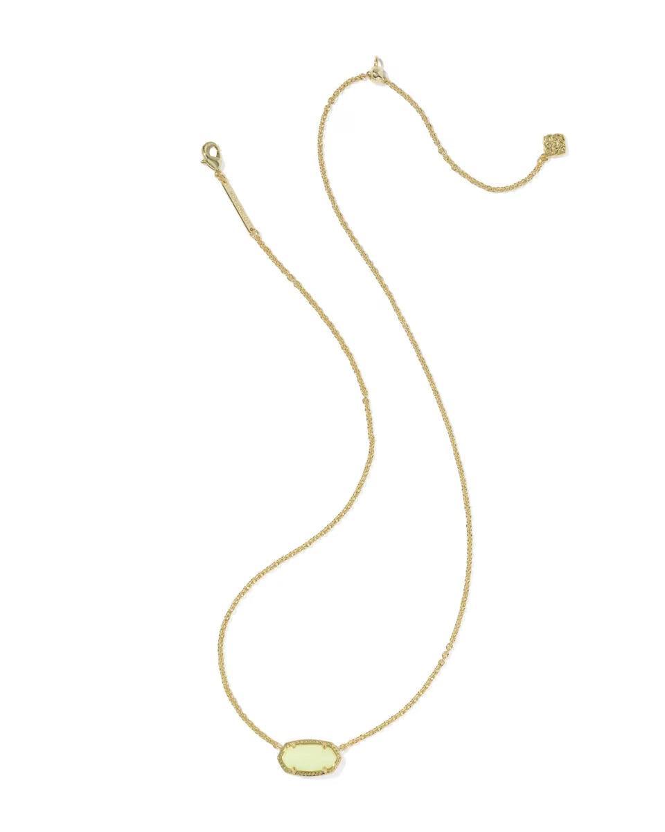Elisa Gold Boo Short Pendant Necklace