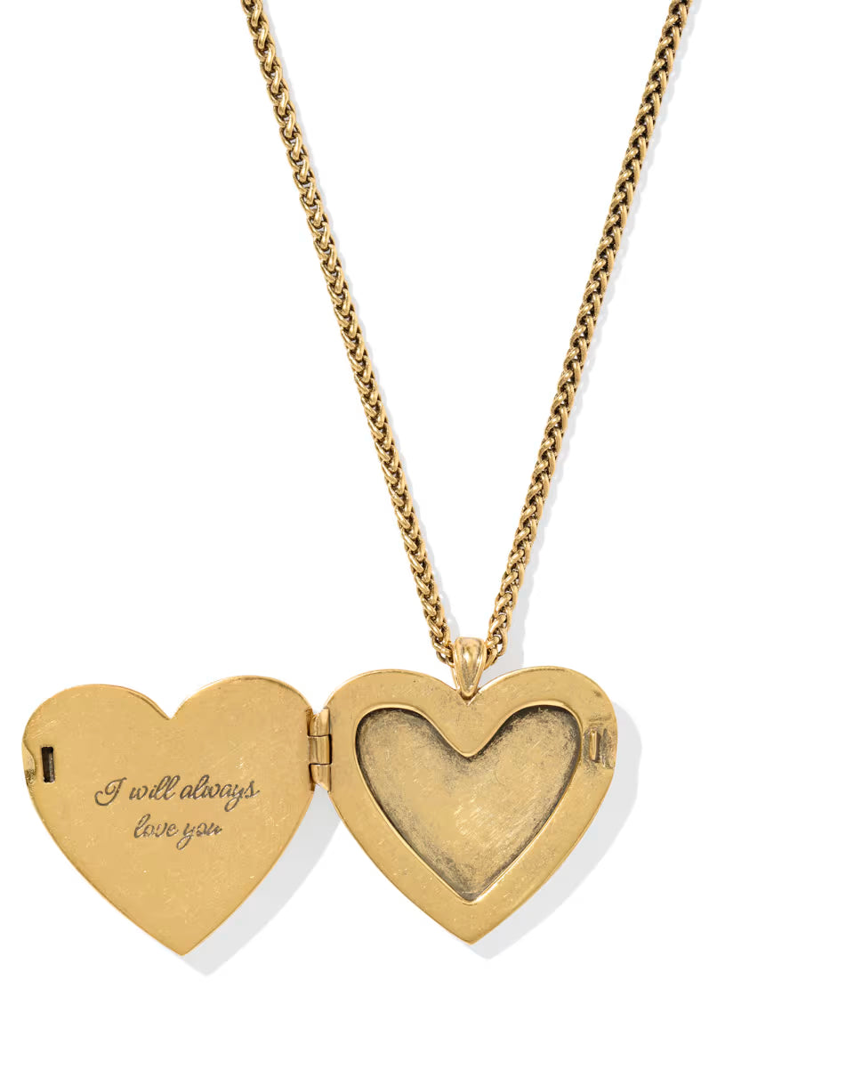 Dolly Parton x Kendra Scott Vintage Gold Locket Long Pendant Necklace