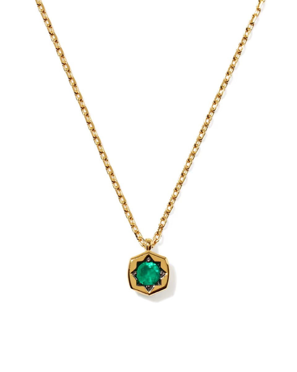 Davie Star Sterling Silver Short Pendant Necklace