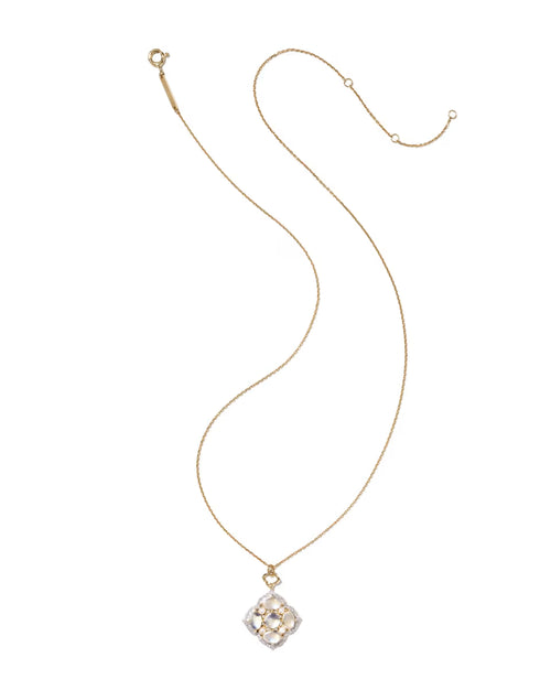 0.37 ct Heirloom Dira 14k Yellow Gold Pendant Necklace