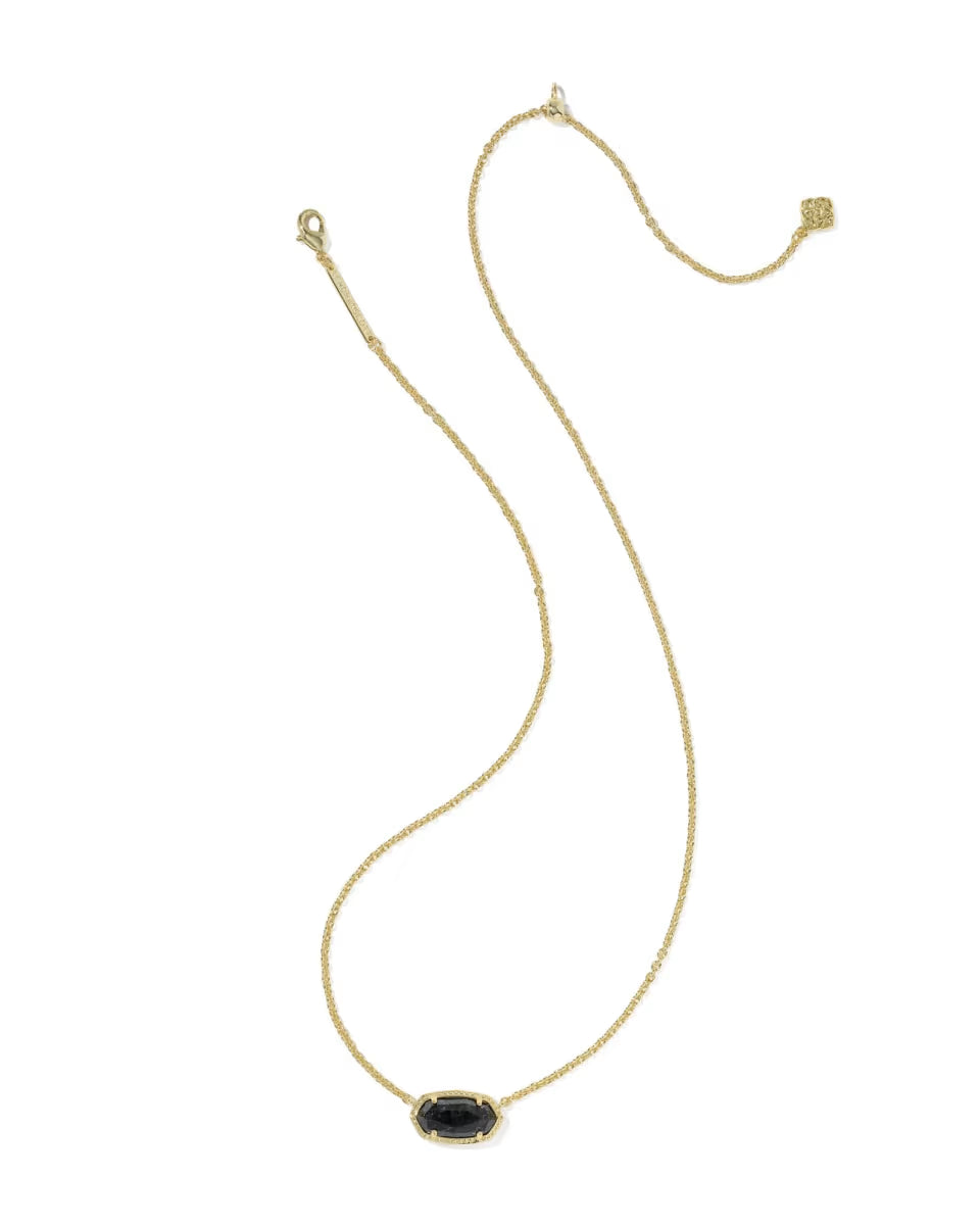 Elisa Gold Boo Short Pendant Necklace