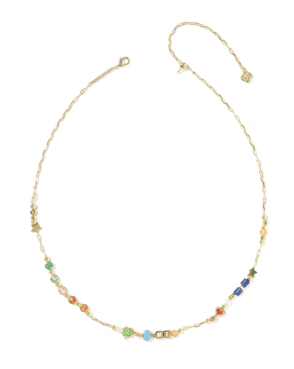 Lacey Gold Strand Necklace