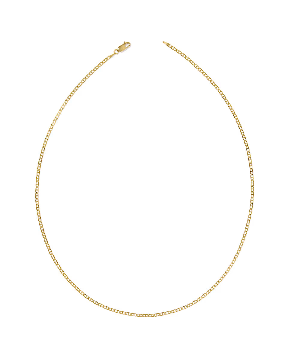 Hudson Oxidized Sterling Silver Chain Necklace