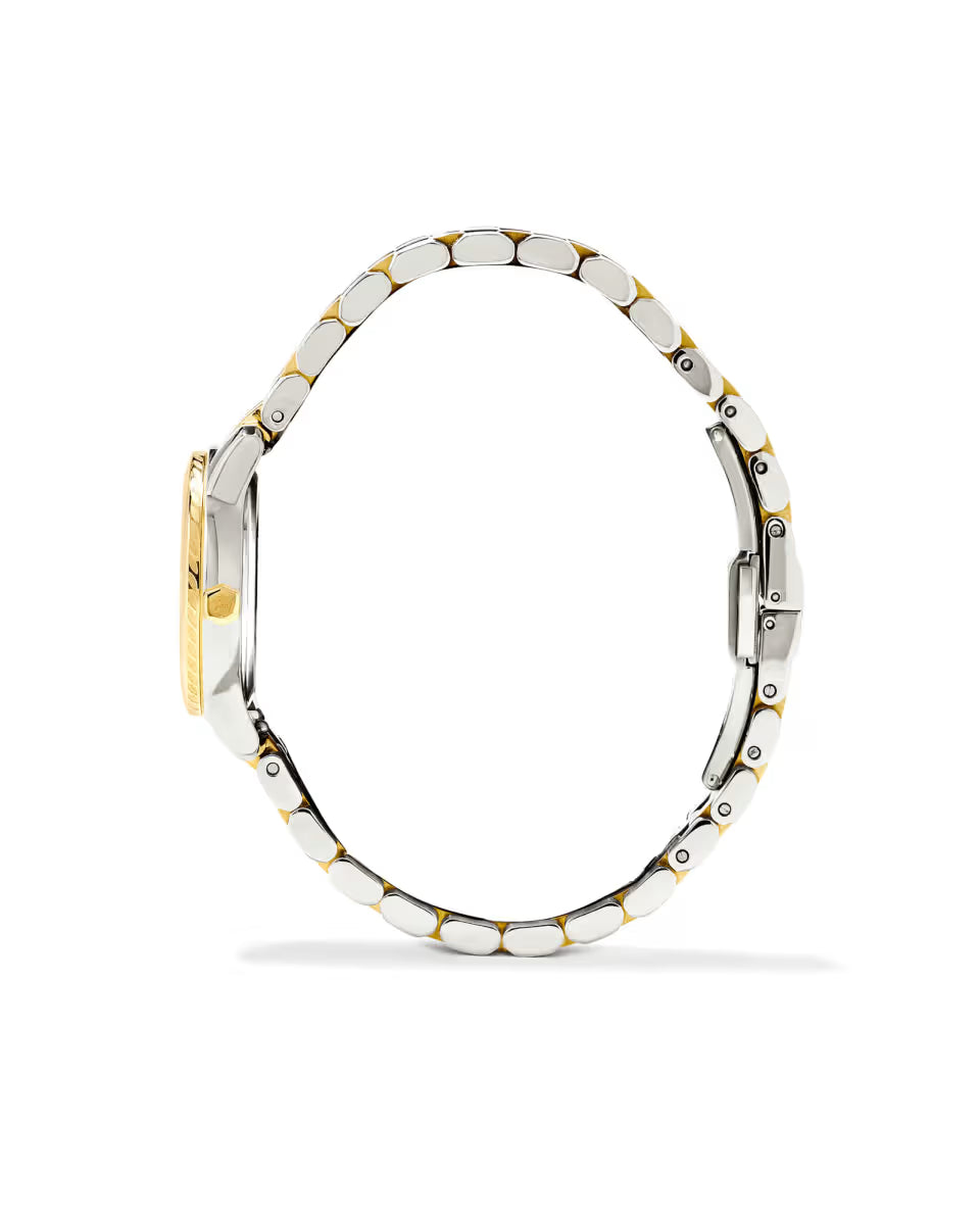 Alex Gold Tone Stainless Steel 28mm Watch in Ivory Mother-of-Pearl