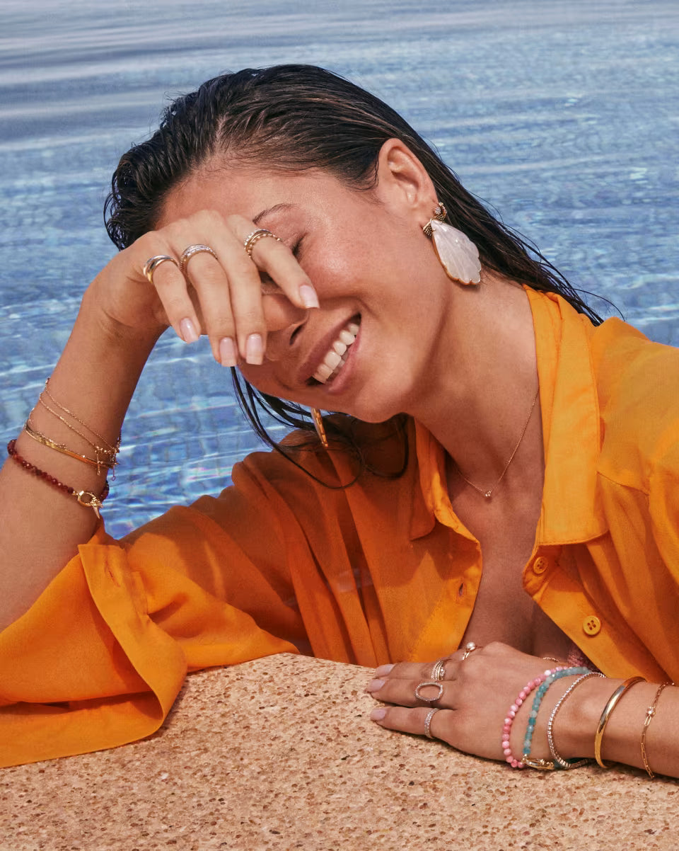 Sylvia Gold Stretch Bracelet