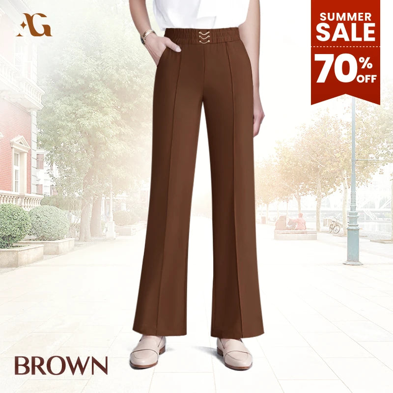 LAST DAY 70% OFF - Perfect Drape High Rise Ultra Soft Pull-On Pants