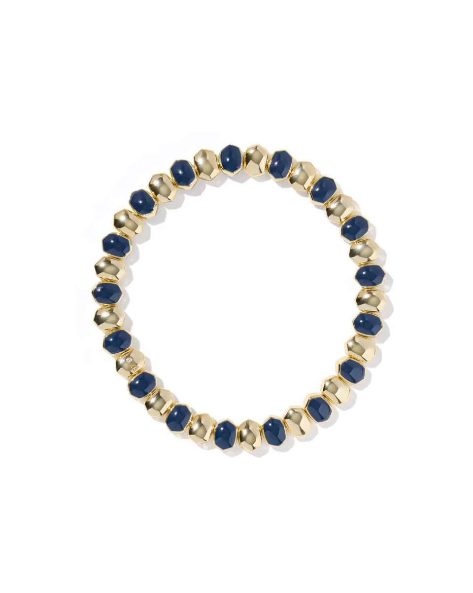 Daphne Enamel Gold Stretch Bracelet