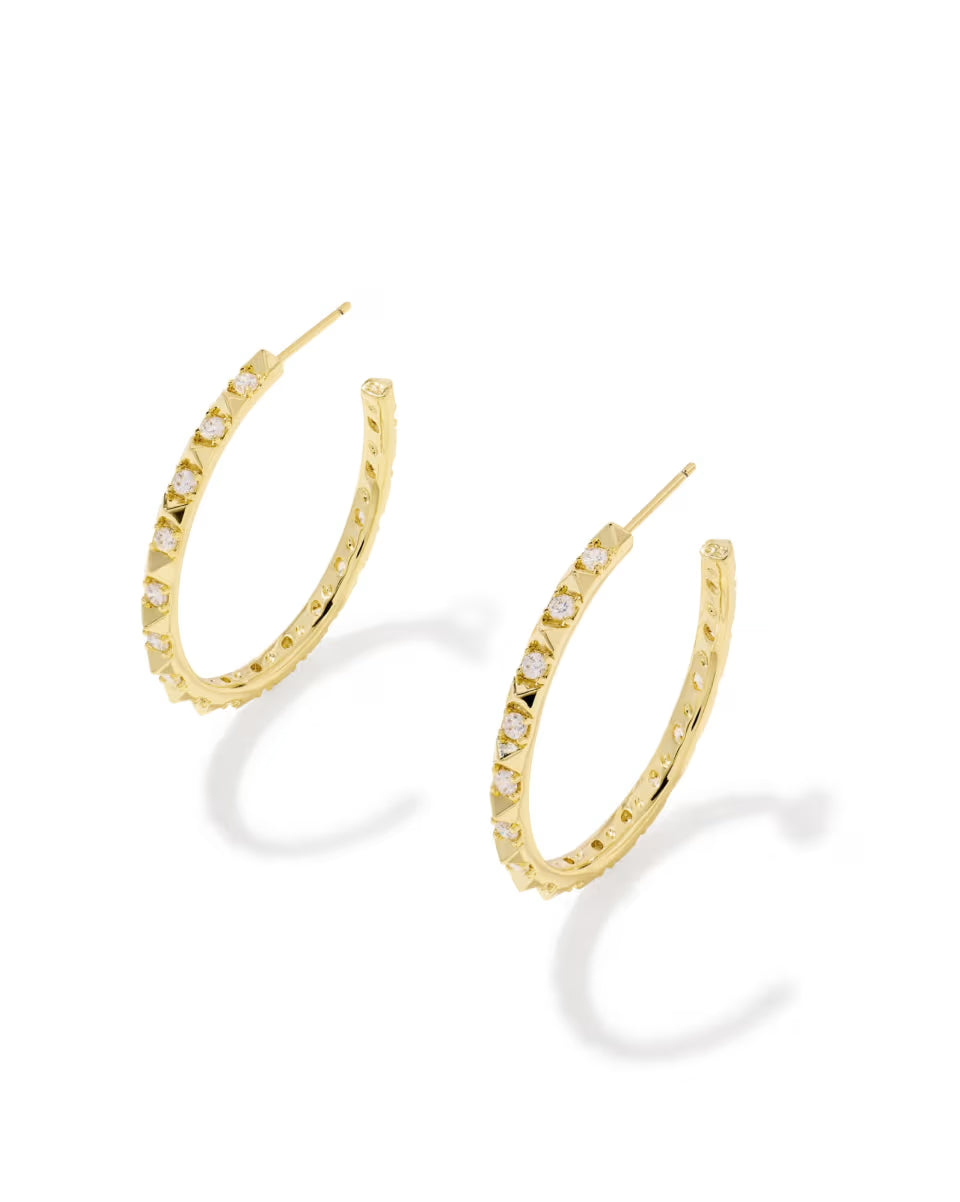 Fate Silver Hoop Earrings