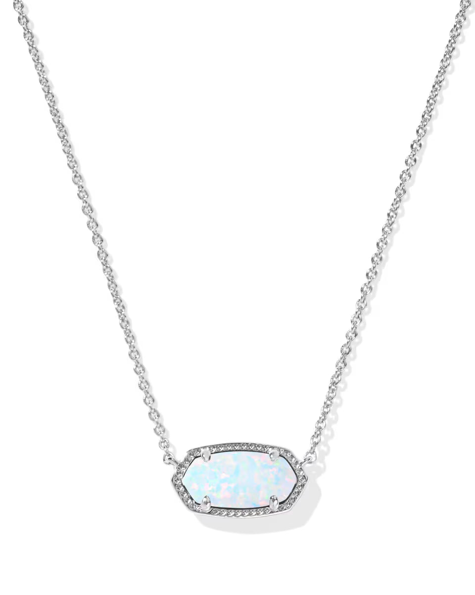 Elisa Silver Pendant Necklace
