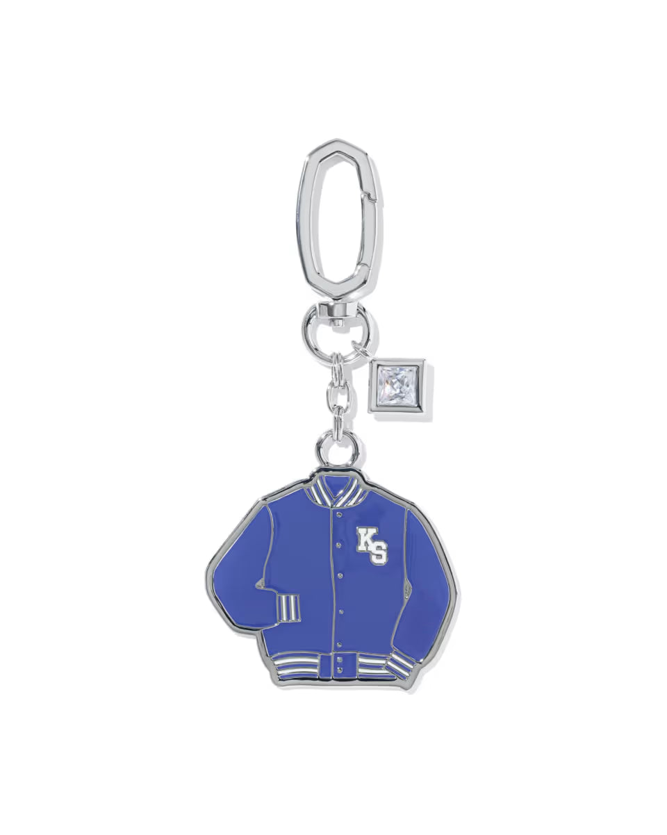 Varsity Jacket Enamel Gold Bag Charm
