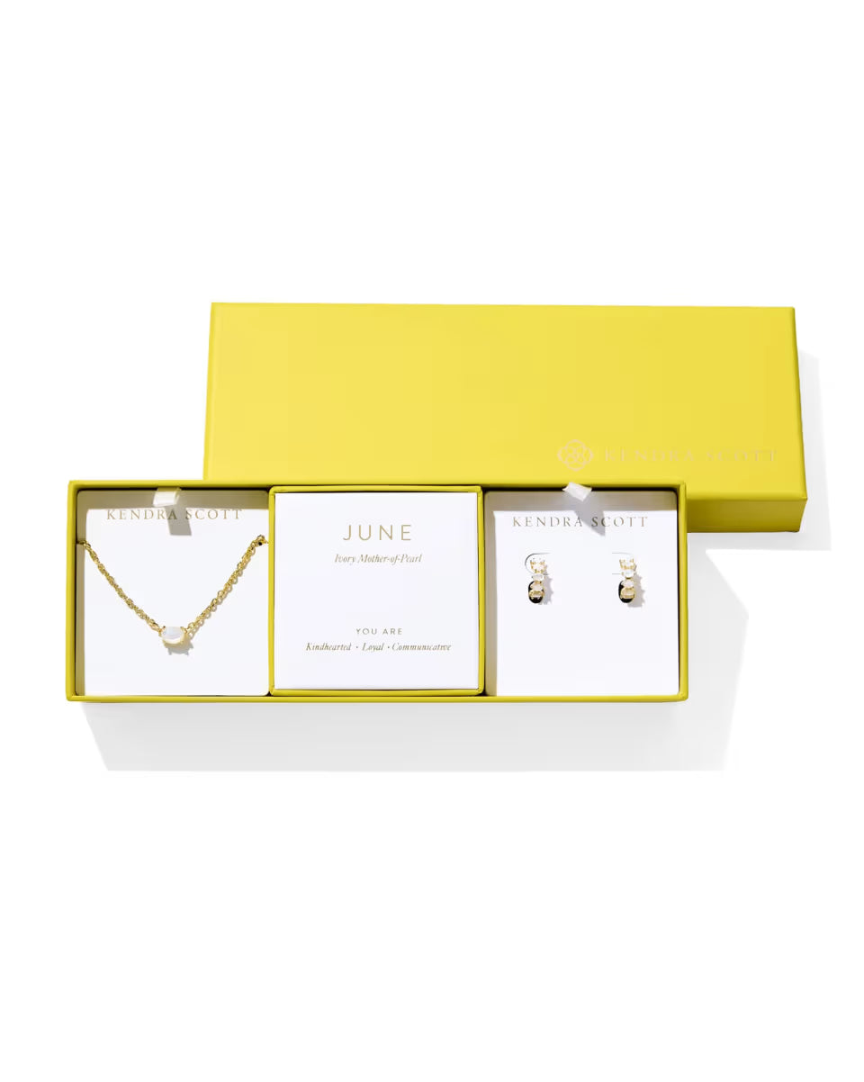 Cailin Gold Birthstone Gift Set of 2