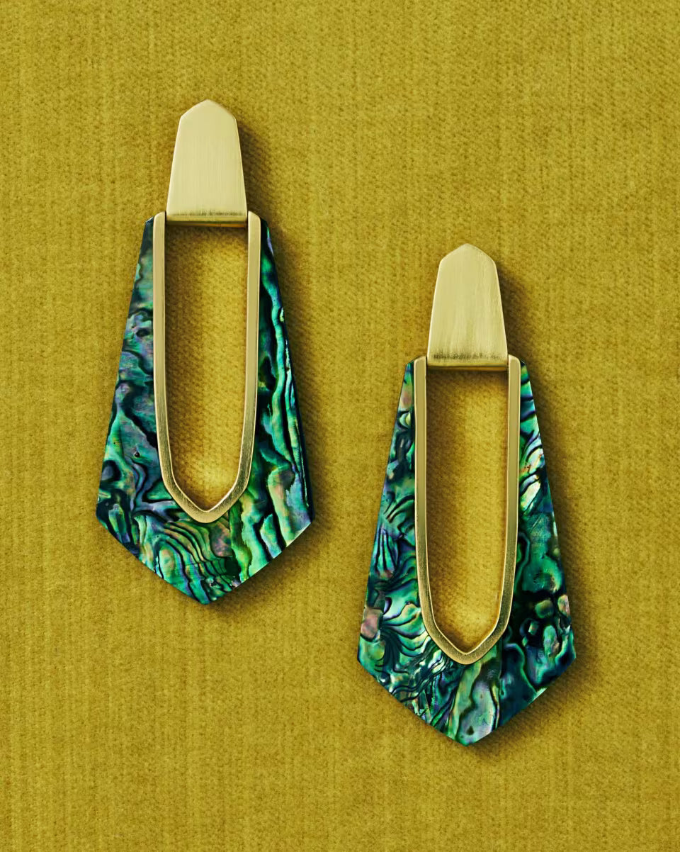 Kiernan Vintage Gold Statement Earrings