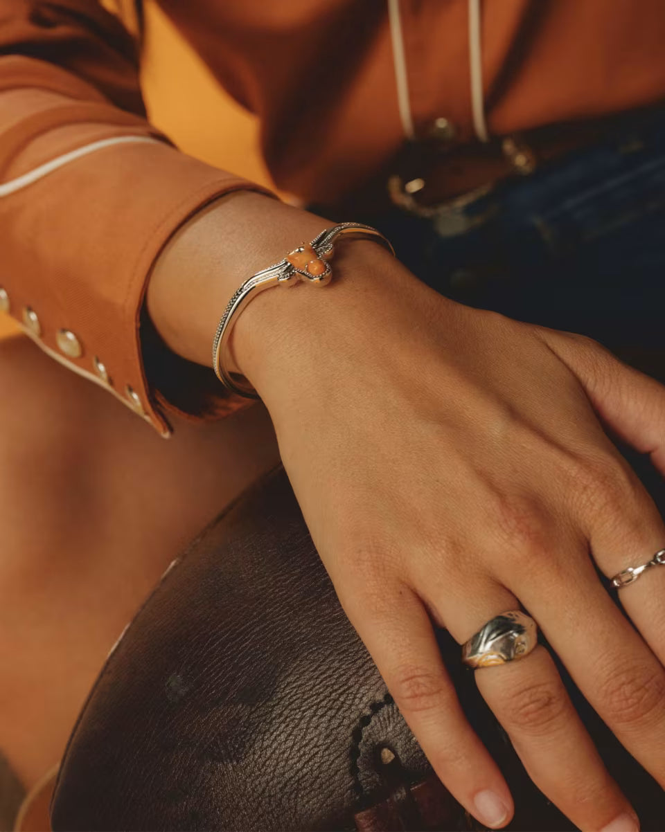 Longhorn Gold Cuff Bracelet
