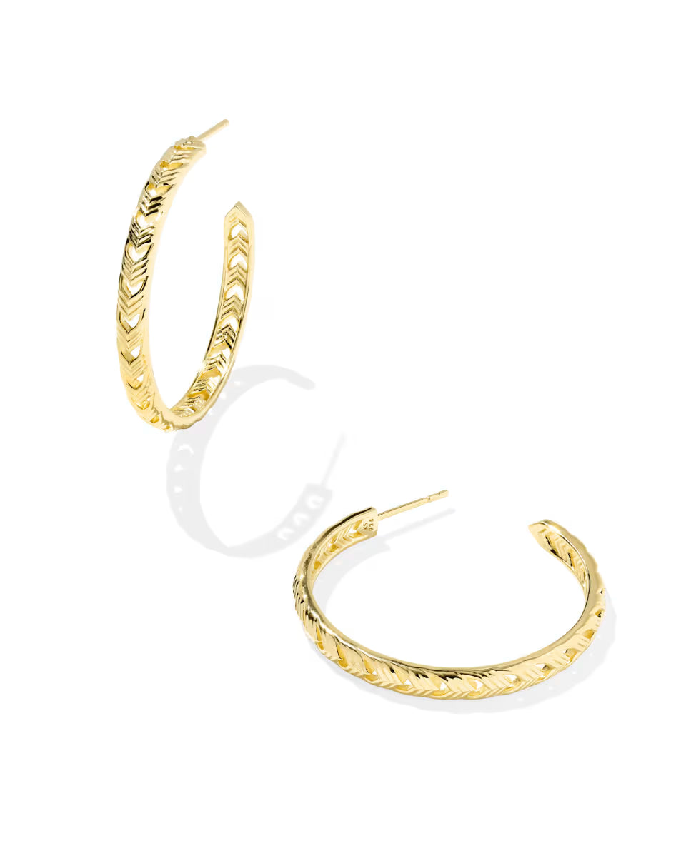 Miranda Sterling Silver Hoop Earrings