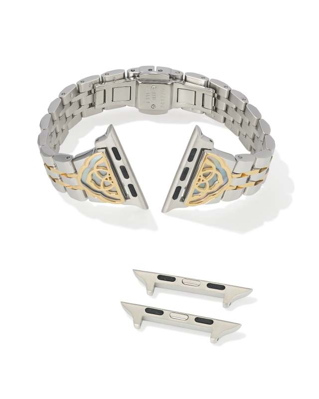 Kiera Two Tone Stainless Steel Watch Band