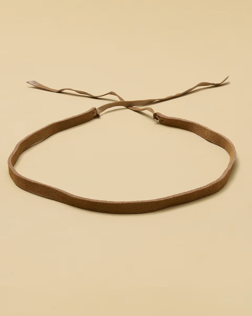 Suede Tie Hat Band